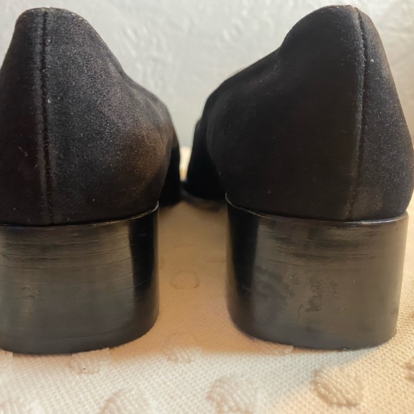 JONES NEW YORK black vegan suede/ gray tweed loafer - Picture 7 of 12